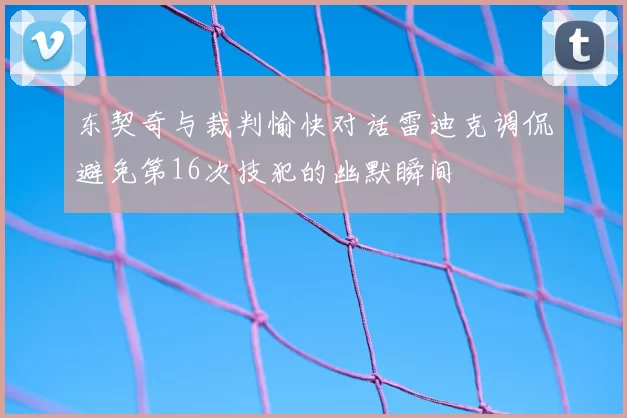 东契奇与裁判愉快对话雷迪克调侃避免第16次技犯的幽默瞬间